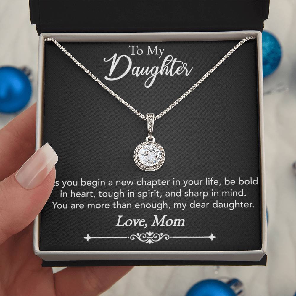 To My Daughter - New Chapter in Life - Eternal Hope Necklace