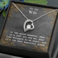 To My Wife - Love Whispers - Forever Love Necklace